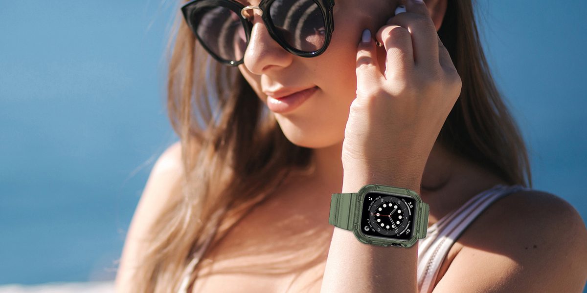 OROBAY apple watch band with case 41mm