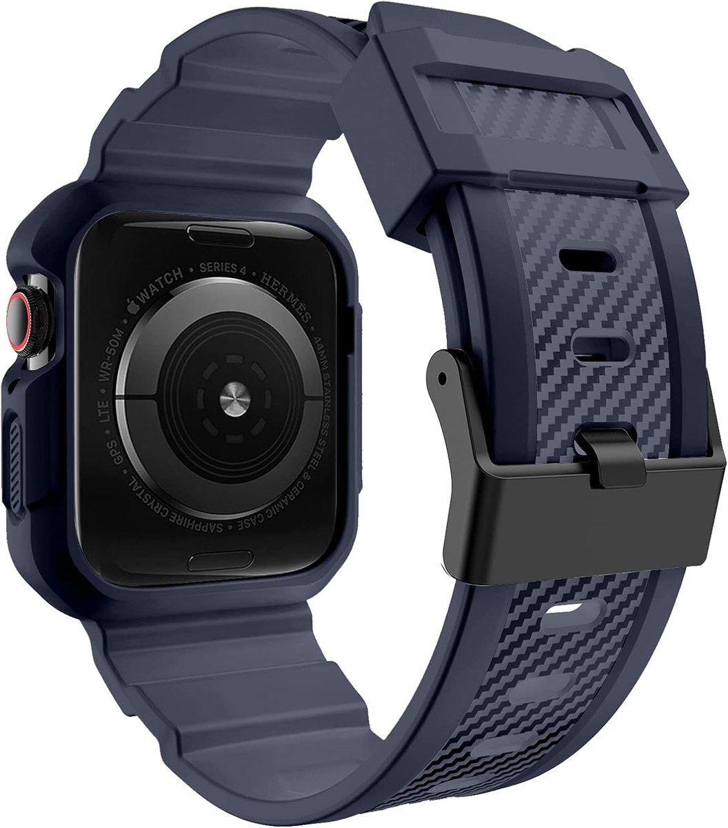 OROBAY Band with Case for Apple Watch 45mm 44mm 42mm, 2-Pack photo 3