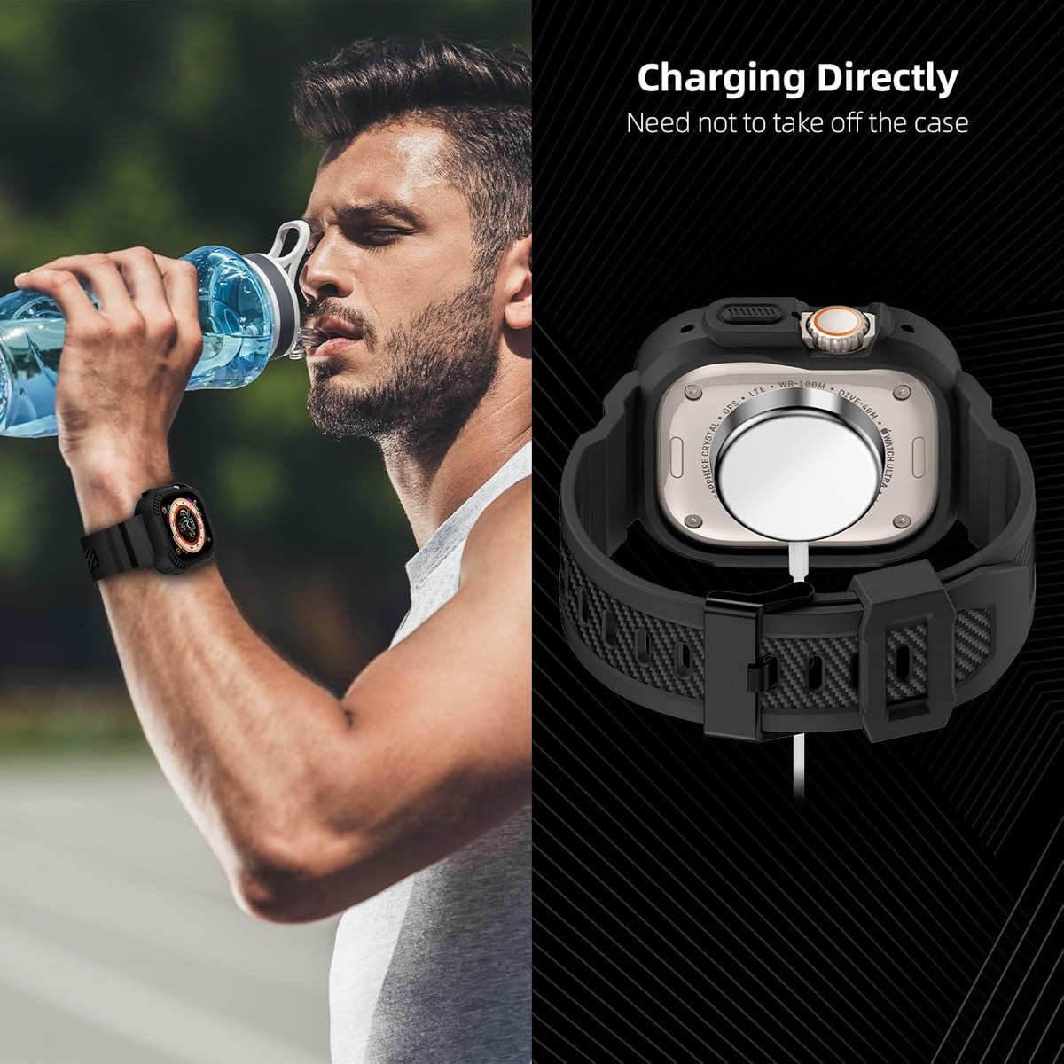 OROBAY Band with Case for Apple Watch Ultra 49mm, 2-Pack photo 5