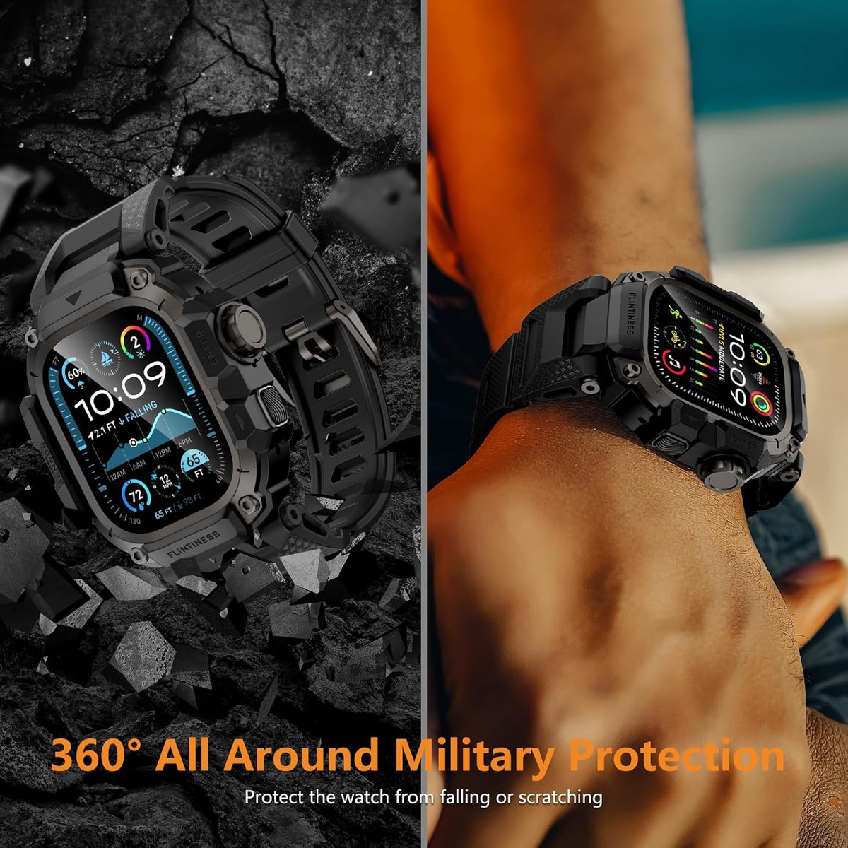 OROBAY Band with Case for Apple Watch Ultra 49mm, 2-Pack photo 6